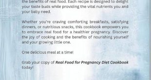 A Mother's Healthy Pregnancy Diet Offers Significant Benefits for Baby