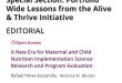 A New Era for Maternal and Child Nutrition Implementation Science Research and Program Evaluation