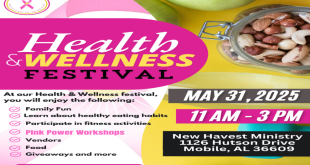 Health and wellness fair held at New Harvest Ministry in Mobile