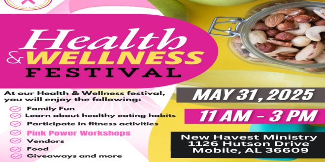 Health and wellness fair held at New Harvest Ministry in Mobile