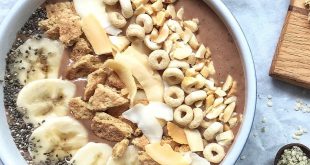 Healthy Banana Smoothie Bowl Recipe