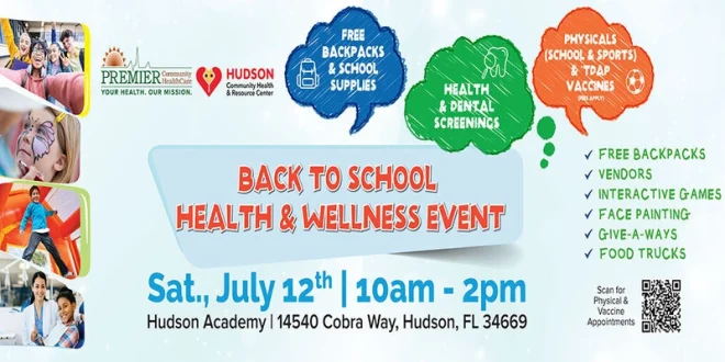 3rd Annual Back to School Health & Wellness Event - Hudson Academy