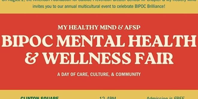 BIPOC Mental Health and Wellness Fair to Celebrate Diversity at Clinton Square
