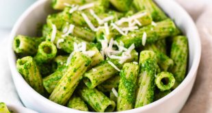 Easy and Healthy Green Sauce Pasta Recipe