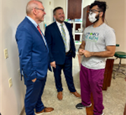 Griffith Visits Connect Health + Wellness in Martinsville