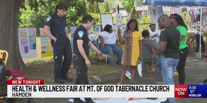 Hamden church hosts health and wellness fair