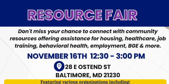 Health, Wellness and Resource Fair to provide free services for community Saturday at Center