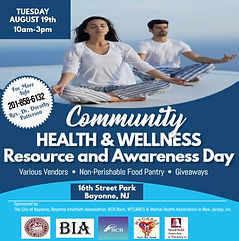 Community Health and Wellness Resource and Awareness Day Scheduled for August 19