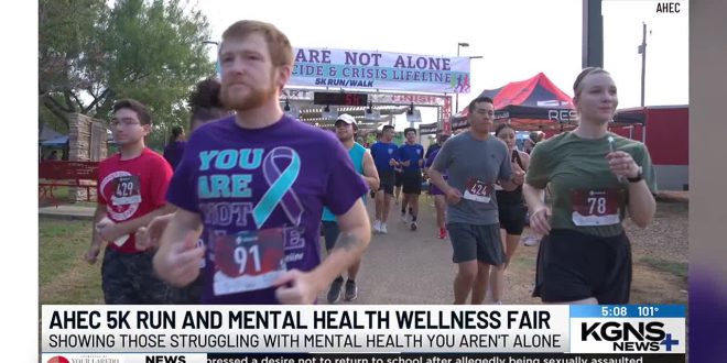More than 300 participate in mental health wellness fair and 5K run.