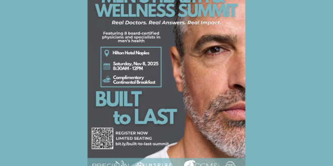 Inspire Oncology and Precision Healthcare Specialists to Host Men's Health & Wellness Summit on Nov. 8 in Naples