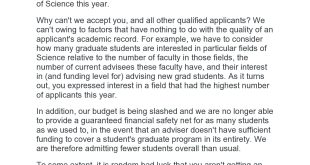 Making Rejection Normal for University Students