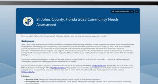 St. Johns County Residents Urged to Take Survey for Better Health and Wellness Programs